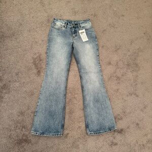Brandy Melville Light Blue Flare Jeans